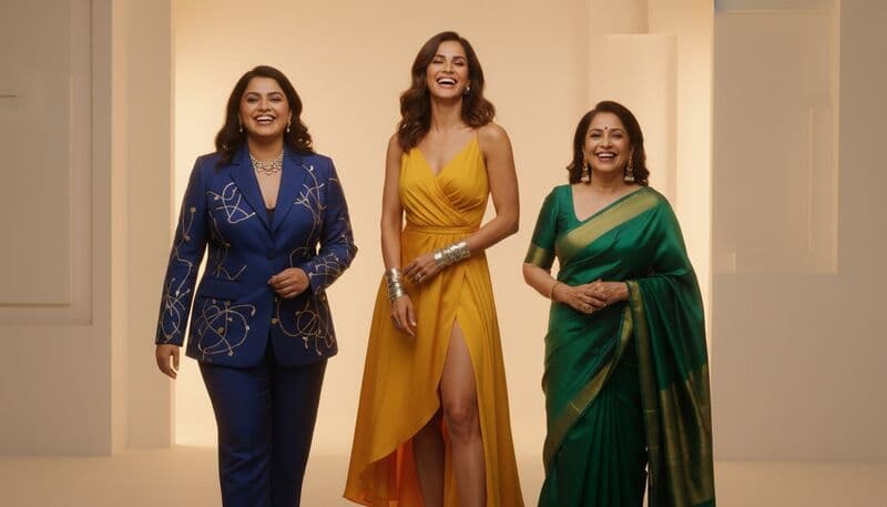Confident Indian women celebrating personal style