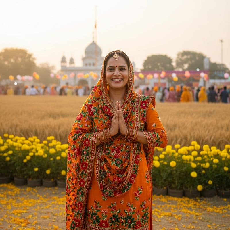 Baisakhi styling look 4