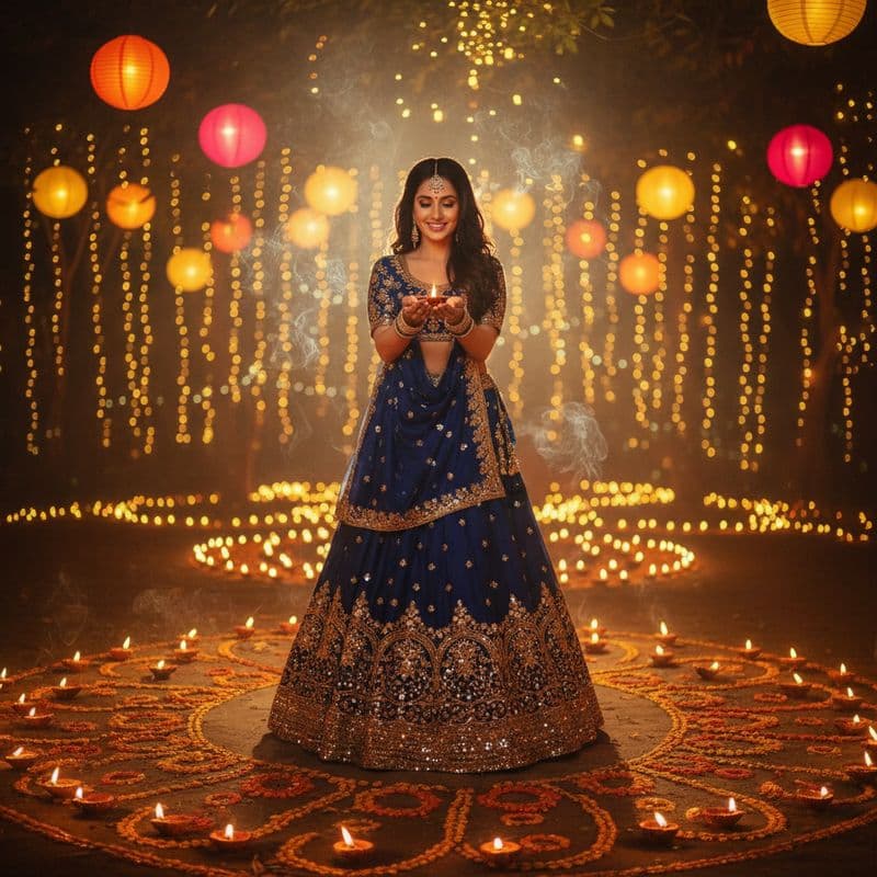 Diwali styling look 2