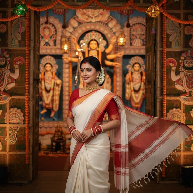 Durga Puja festive styling