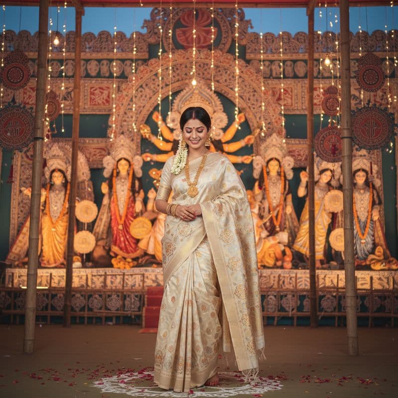 Durga Puja styling look 3