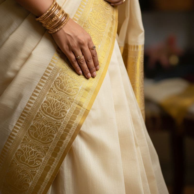 Onam styling look 2