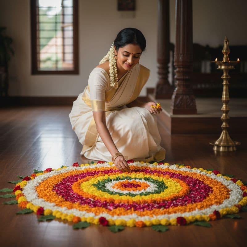 Onam styling look 1