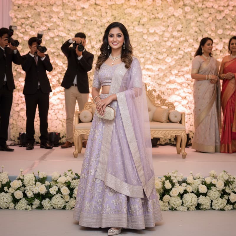Engagement wedding guest outfit